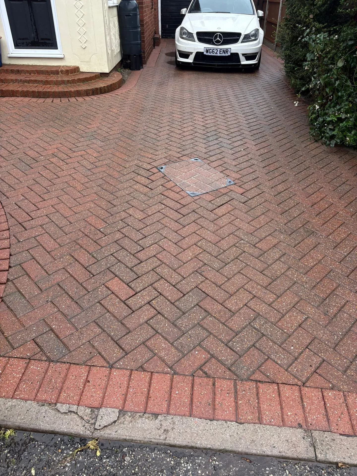 Driveway after professional low pressure clean