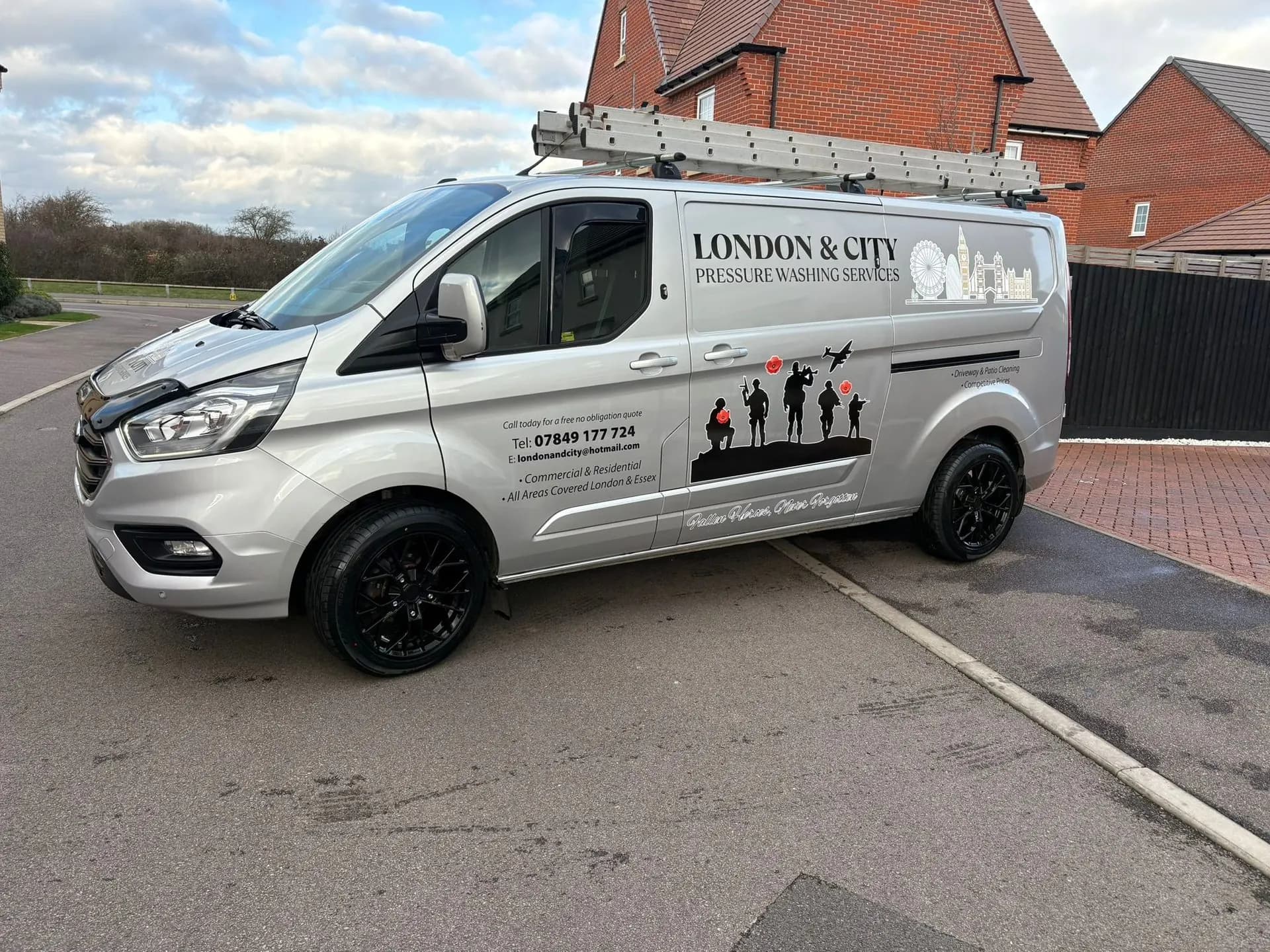 Essex Moss Removal branded van